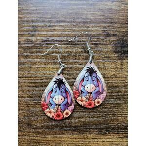 Eeyore Floral Earrings Winnie the Pooh Disney